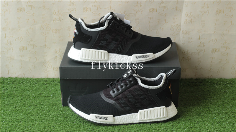 Neighborhood Invincible XAdidas NMD XR1 Black Real Boost